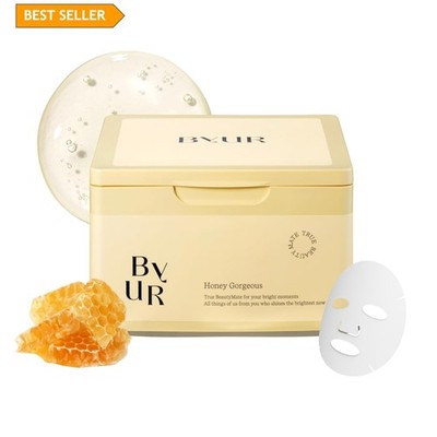 Honey Gorgeous Daily Aqua Serum Mask 30 Count Hydrating Moisturizing Face Mas...