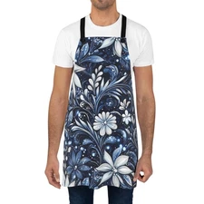 Elegant Floral Pattern Apron | Gift for Bakers, Chefs, Gardeners, Mother's [...]