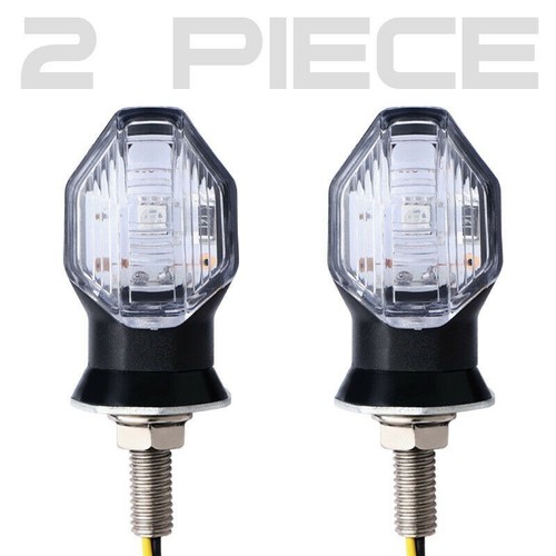 Motorcycle Bike Signal Indicator Blinker Lights Amber LED Turn Signals - Picture 12 of 12