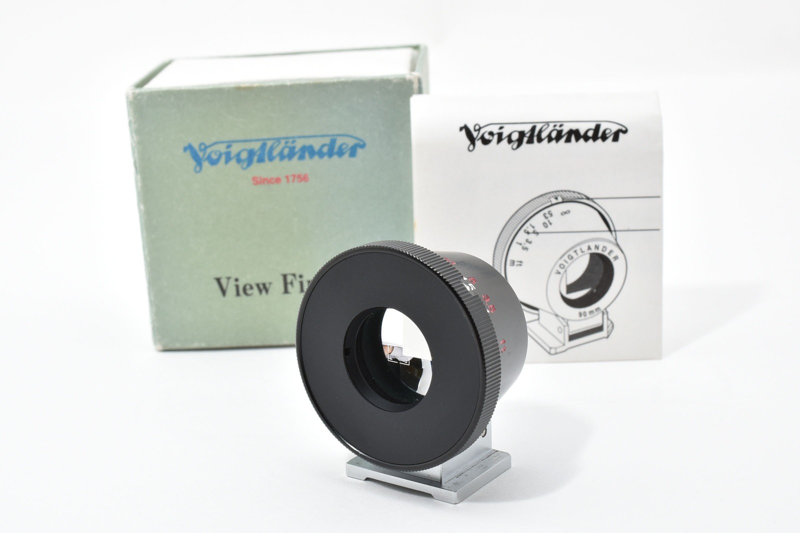 [Unused w/Box] Voigtlander 90mm View Finder Viewfinder Black in Box From JAPAN 7