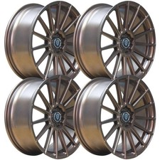 Set-4 White Diamond W3193 18x8 5x1005x114.3 Satin Bronze 35mm Wheels Rims 18