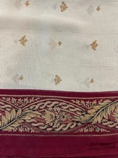 CROSCILL Window Scarf/Valance IMPERIAL/EMPRESS Sheer RED/GOLD 216 X 40 (3) Avail