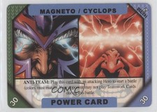 2002 Marvel ReCharge CCG Series 2 Power Card Magneto/Cyclops #143 0yj1