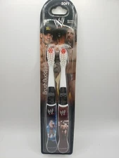 WWE John Cena & Daniel Bryan Brush Buddies Toothbrushes (Soft) - 2 pack