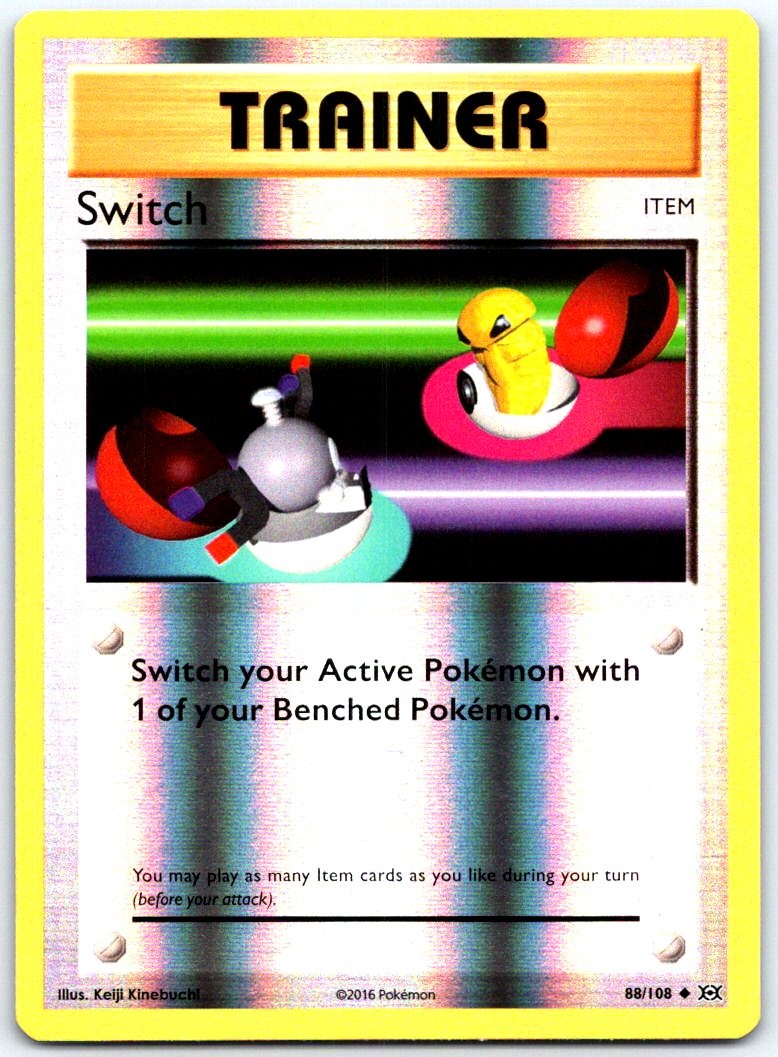Switch 88/108 XY - Evolutions Reverse Holo-PTCG-NM