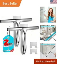 Squeegee for Shower Glass Windows Car Windshields Mirrors Tile Bathroom