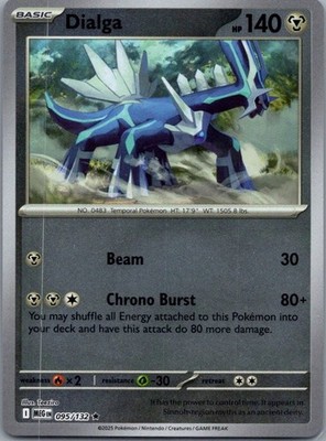 Dialga Rare ME01: Mega Evolution 095/132 NM