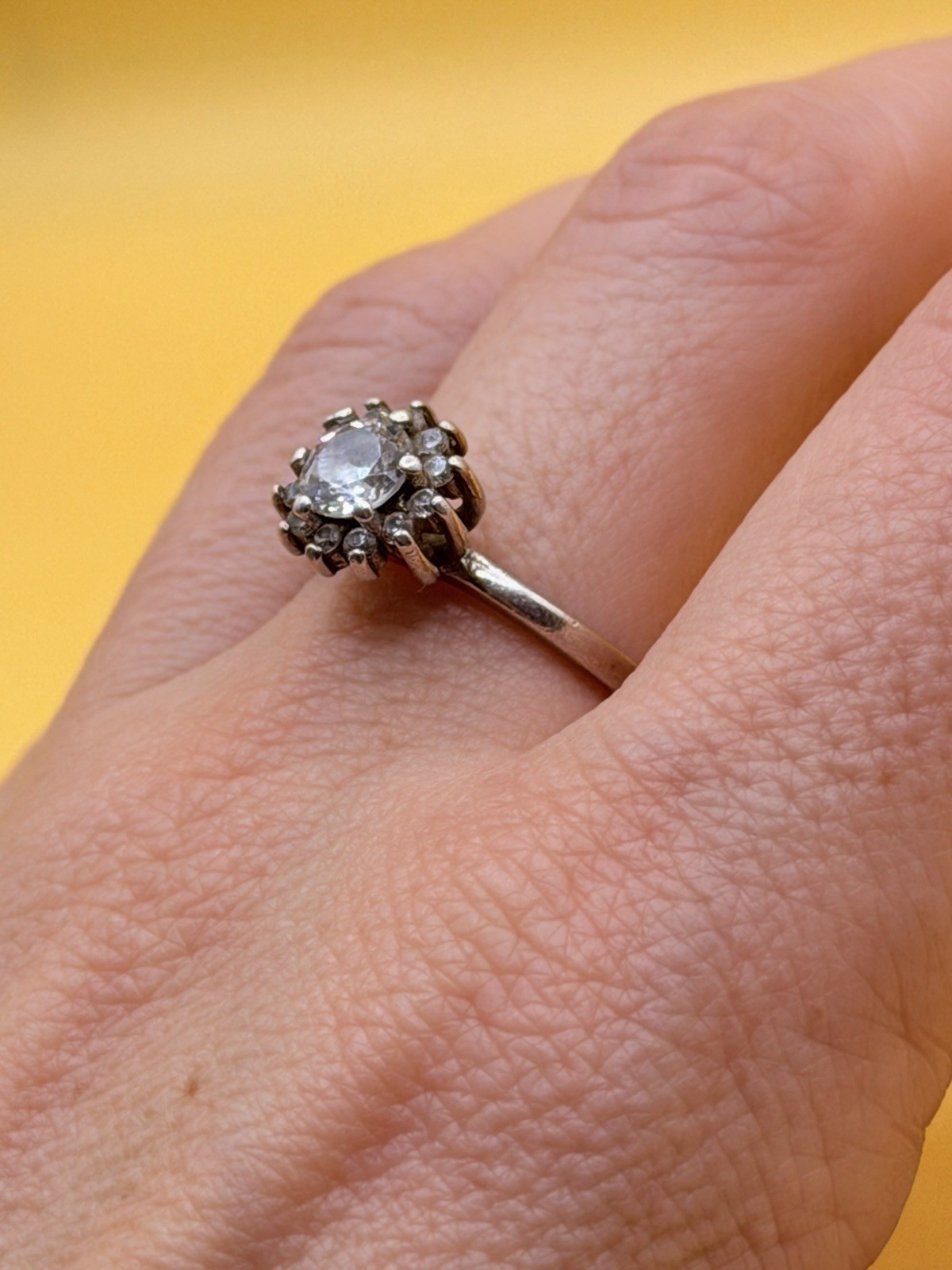 Vintage silver ring Uk size N#20 image 2