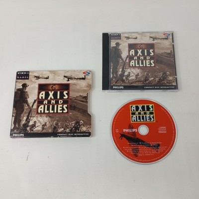 Axis And Allies (Philips CD-i) Disc, Case, Sleeve, & Manual