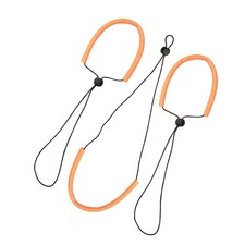 Scuba Diving Adjustable Wrist Lanyard 3-Pack Bundle, Orange