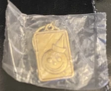 NEW In Package Jack In The Box EMPLOYEE PROMO - Brass Metal Keychain NIP RARE !!