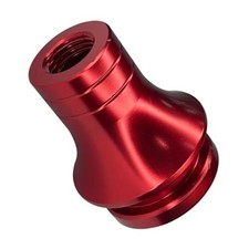 M12x1.25 Shift Knob Boot Adapter Retainer, Metal Car Gear Shifter Knob Boot Red