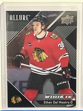 Ethan Del Mastro 2024-25 Upper Deck Allure #145 Black Rainbow Raw (RC) Chicago