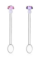 PilzlöFfel 2Er Set Alice H 15 Cm Lila Rosa Borosilikatglas Ichendorf Milano