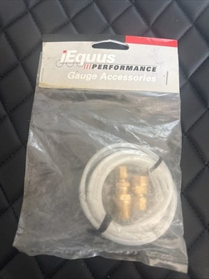 Equus Gauge Sensor Tubing 9801; OIl Pressure Line Kit,  1/8 in. Clear Nylon