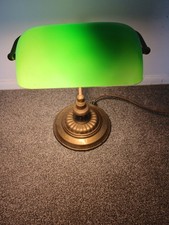 Vintage Bankers Lamp Desk