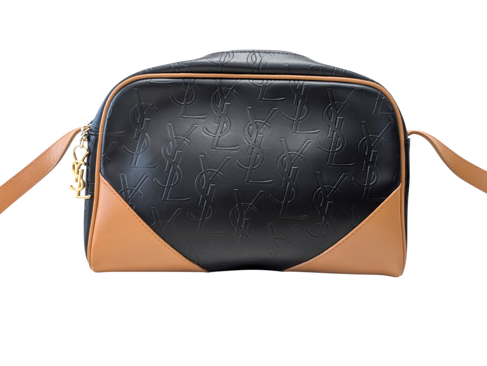 *Rara* Borsa a tracolla Yves Saint Laurent Cassandra PVC YSL Vintage Autentica