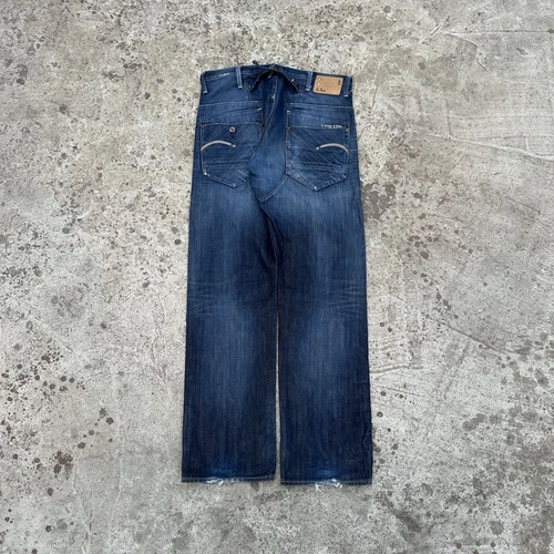 Jean vintage G Star Raw 3301 W34xL34 Y2K 00s style USA Hype Beast Crazy Fit