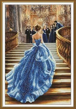 Creative Сross Stitch Embroidery Kit "Cinderella" Nova Sloboda