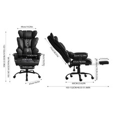 Ergonomic High Back Executive Office Chair with Footrest Home Office Desk Chair