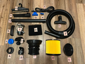 Replacement parts for HART Wet/Dry shop vac 8 Gal, VOC812SF 3703 (L) (R)