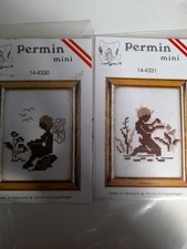2 Permin Mini Stickvorlagen