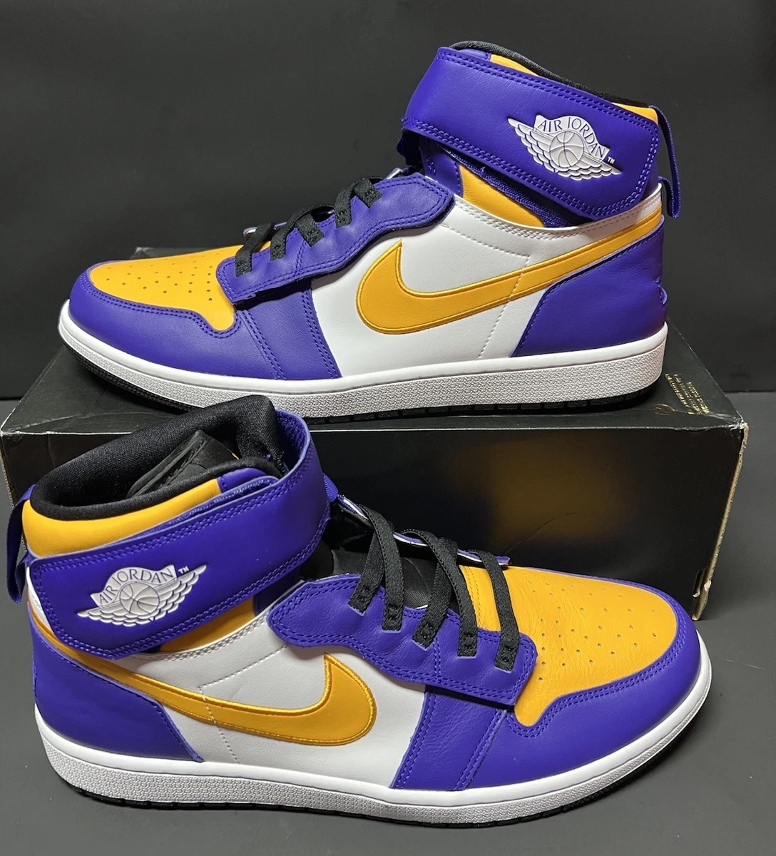 Jordan 1 FlyEase High Lakers for Sale | Authenticity Guaranteed | eBay