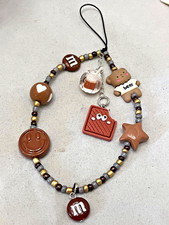 Brown Phone Candy Wrist Chain  Retractable Gel Pen