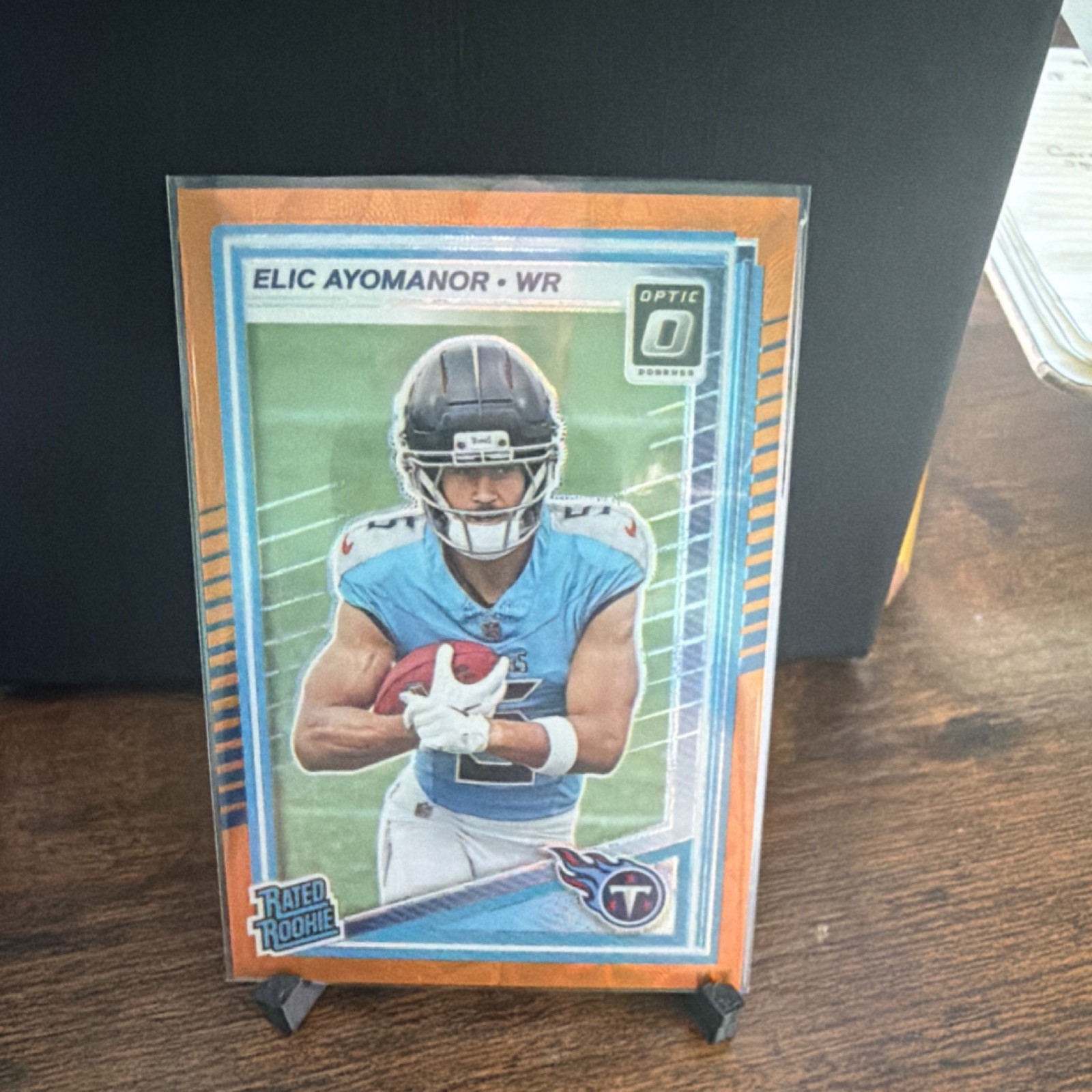 Panini Donruss Optic Rated Rookie Prizm Elic Ayomanor #235 Titans /79 2025 NFL