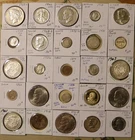 25 silver coins high grade, dollars, halves, val $687