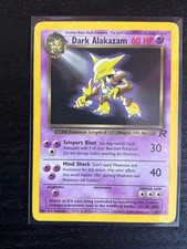 Pok�mon TCG Dark Alakazam Card 18/82 Team Rocket