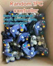 1 PC ORIGINAL OEM Nintendo GameCube Indigo/clear controller Official
