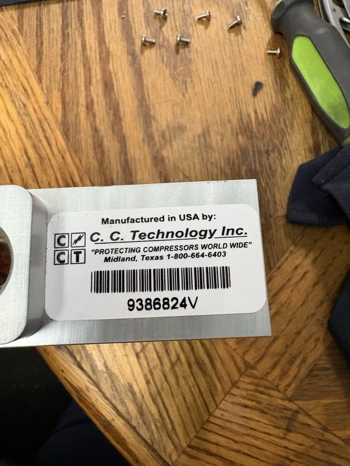 Dispositivo de monitoreo de compresor CPI LUBRICATION PF1 PROFLO Foto 3 de 4