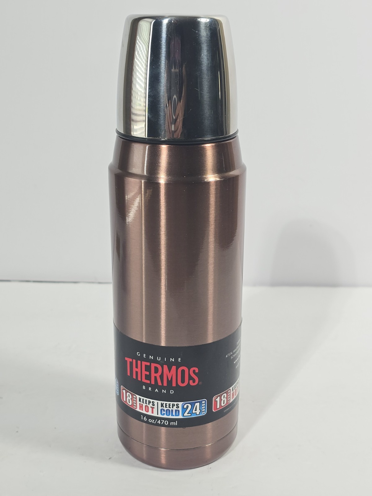 Thermos 16 oz. Stainless King Vacuum Insulated Stainless Steel Beverage Bottle
