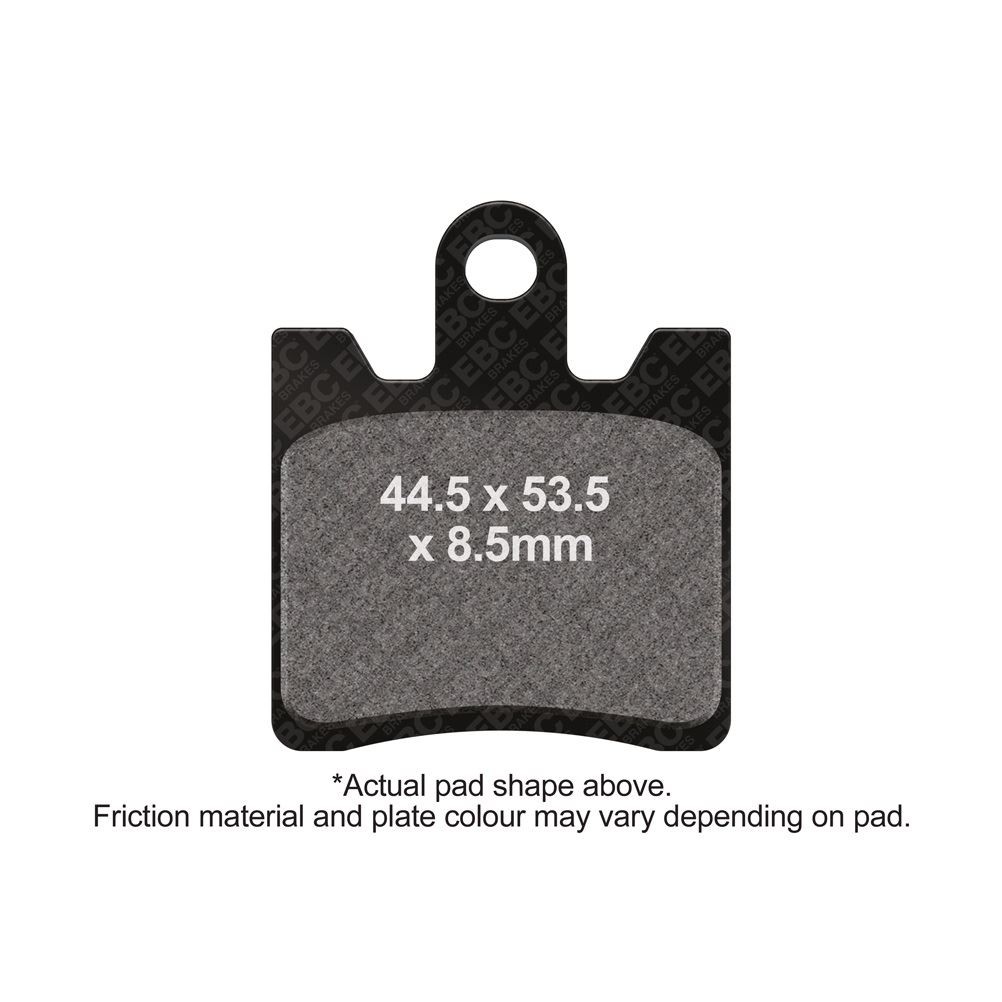 EBC Scoot Org Brake Pads (E327 4 Pads) FLHS for Suzuki AN 250 Burgman 01-02