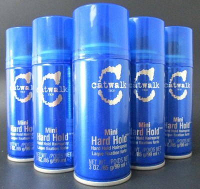 TIGI CATWALK HARD HOLD HAIRSPRAY 3 OZ PACK OF 6