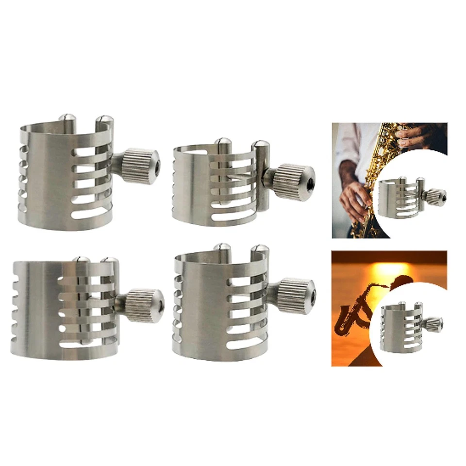 MARKENLOS Saxophon-Mundstück, Ligaturverschluss, Saxophon-Zubehör, einfache