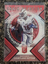 2018 Panini Elite Draft Picks Chain Reaction #6 Courtland Sutton RC - EX/NM