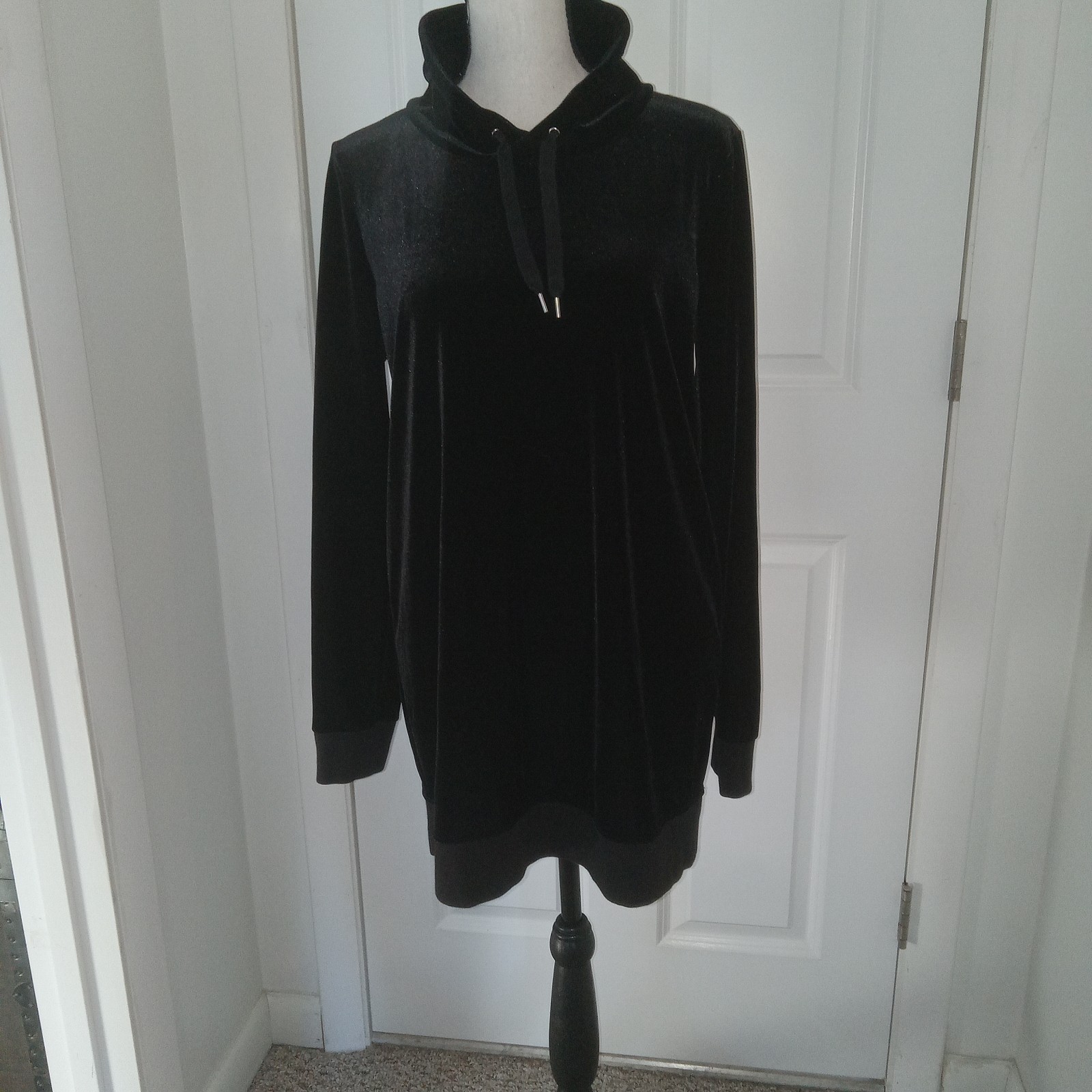 Gap Maternity Velvet Pullover Drawstring Collar S… - image 1