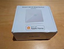 Meross Smart Touch Light Switch 1 Gang WiFi HomeKit Alexa Google White 8x8cm