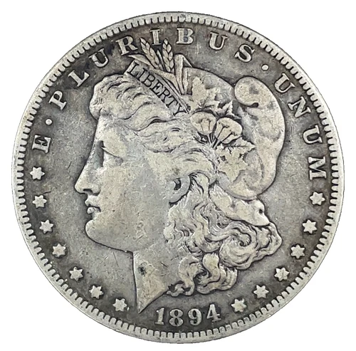 1894-O Morgan Dollar  VF- Very Fine 90% Silver $1 US Coin # 2713
