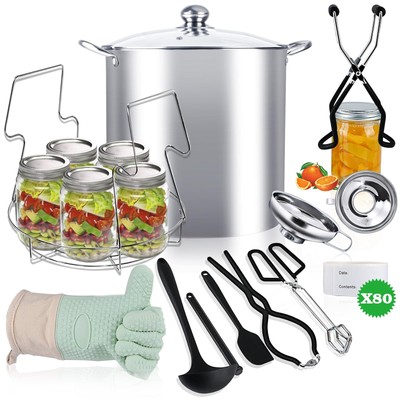Canning Pot-Canning supplies starter kit, Stainless Steel Canning Tool Kit，Wa...