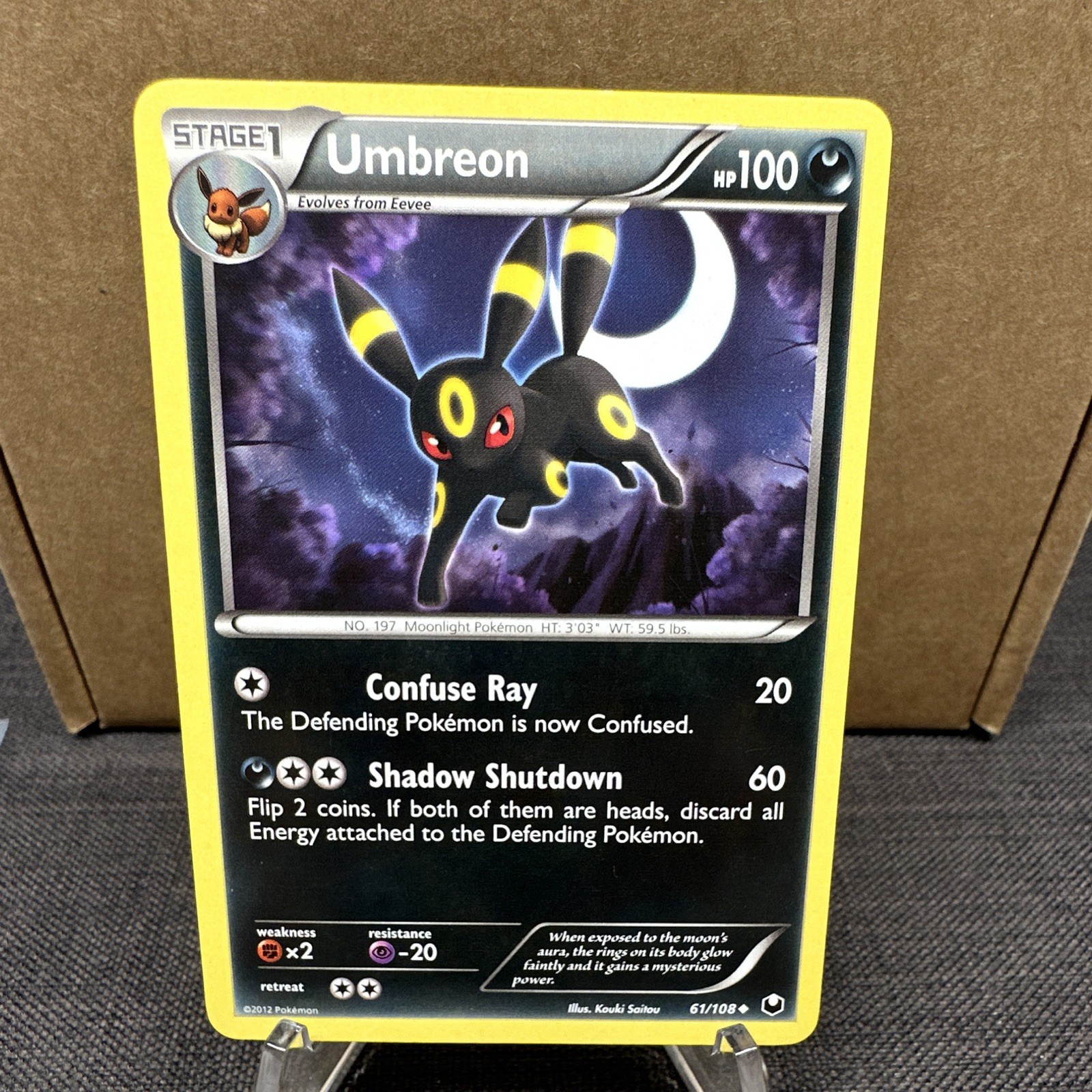 Pokémon TCG NM/LP Umbreon 61/108 Dark Explorers Regular English