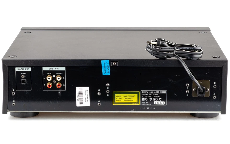 Sony CDP-X333ES High End CD Player / Linearmotor / gewartet 1 Jahr Garantie #01 - Bild 4 von 4