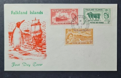 Falkland Islands 1957 FDC Port Stanley  Clean Cover. As Pictures.