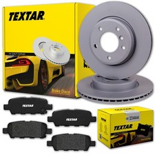TEXTAR BREMSSCHEIBEN 292mm + BELÄGE HINTEN passend für NISSAN QASHQAI  +2 JJ10