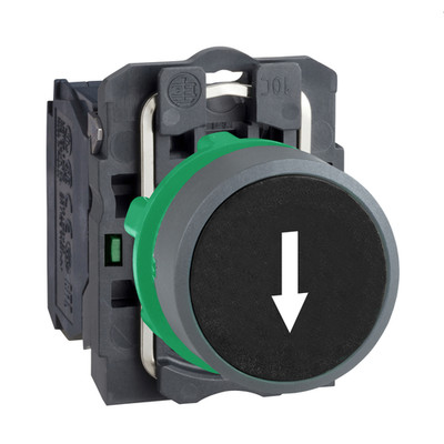 Schneider Electric XB5AA3351C0 BP Impuls ��22 schwarz markiert �� 1F