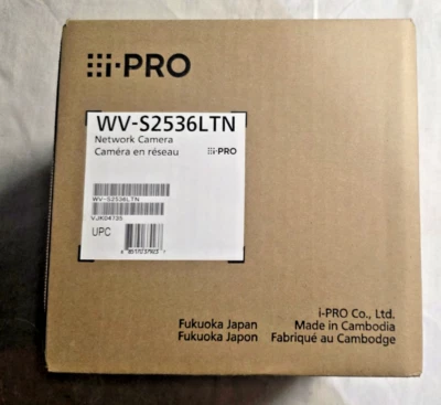 Panasonic i-Pro WV-S2536LTN 2MP Vandal Resistant Outdoor Dome Network Camera