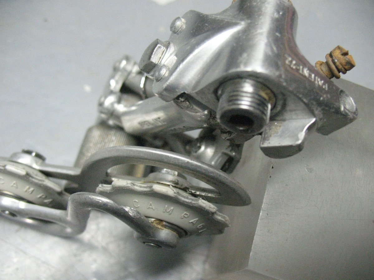 DÉRAILLEUR ARRIÈRE CAMPAGNOLO NUOVO RECORD PAT.72 VINTAGE ORIGINAL