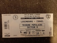 Ticket  Luxemburg - Israel  11.10.2008